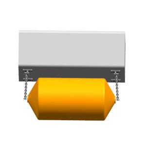 China 300x500mm / 400x600mm Ship Guard Floatable Foam Marine Fender factory