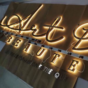 Storefront Backlit Channel Letter Sign Light Enseigne Lumineuse Led Luminoso