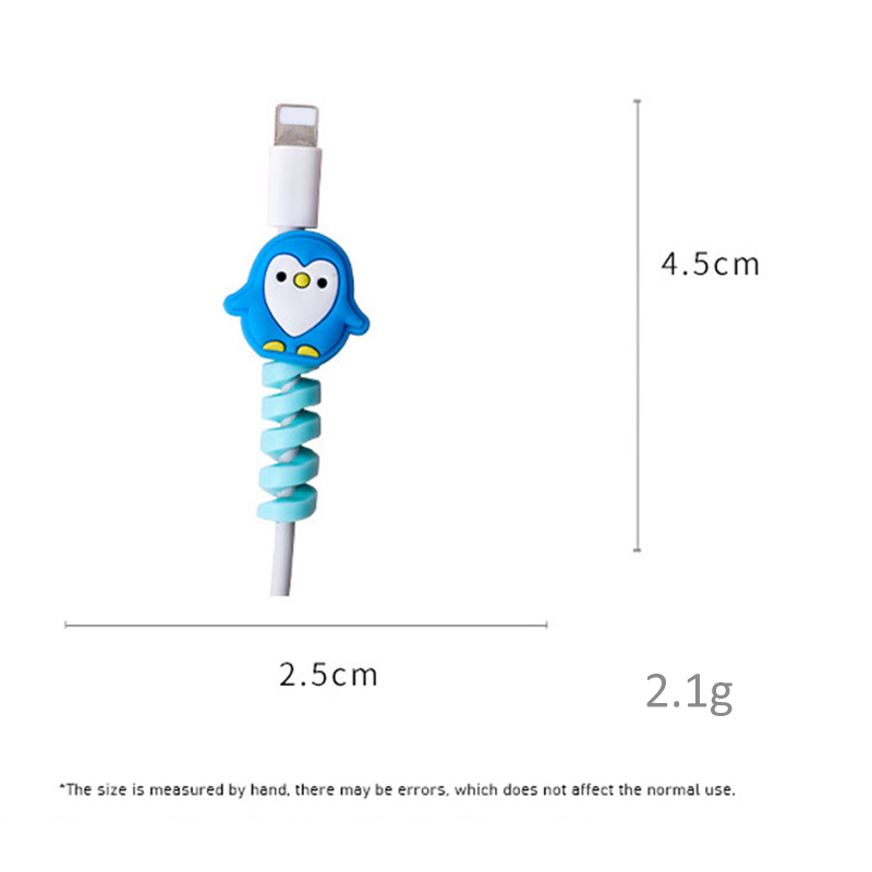 2.5*4.5cm Silicone USB Cable Protector Earphone Electrical Cable Accessories