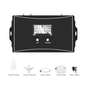 China 70dB Gain Mobile Signal Boosters Dual Band 800MHz 1800MHz Repeater factory