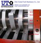 low noise, low speed, big output - Double Shaft Shredder D2830 - plastic, trye,