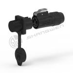 IP67 PBT Material 3pin Male Female power Waterproof Connector