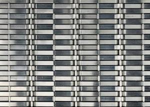 China Architectural Stainless Steel Mesh Fabric Enclosures 2.2mm Dia 2.5m Width factory