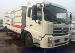 Kingrun Broom Road Sweeper Truck With Brushes And High Pressure Water 8CBM