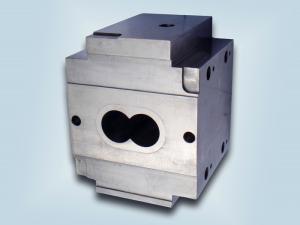 China Barrel for Coperion ZSK50 twin screw extruder with HIP alloy Linner dia.50mm factory