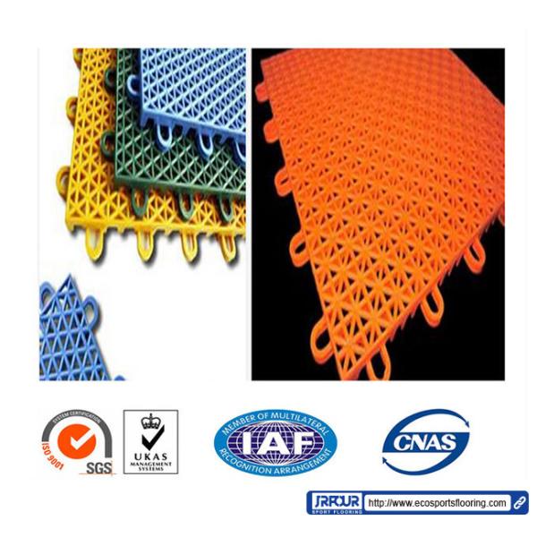 Interlocking Moistureproof Indoor Sports Flooring For Basketball Court