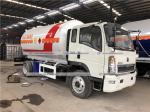 HOWO 5mt 5t 5tons LPG Dispenser Truck Cylinder Filling Tanker Truck