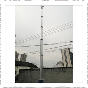 China Tripod 30ft 18M Telescoping Winch Up Antenna Mast factory
