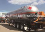 Inline Six Cylinder 560 Hp Power LPG Tank Trailer 61.9CBM Available Capacity