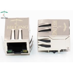 1000Mb RJ45 Ethernet Adapter Gigabit Standard Latch Down With EMI GRN / YEL LED