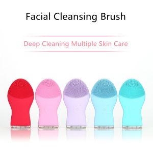Waterproof Soft Electric Facial Cleanser 1200 MAh Rechargeable