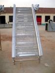 Electric Motor Incline PU Belt Conveyor for Washing Food