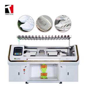 China Three System 3D Vamp Jacquard Flat Knitting Machine 36 Inch 14G factory