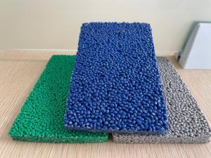 China Rice Shape Recycled Colored Epdm Rubber Granules Anti UV factory