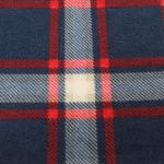 Plaid Printed Classic Micro Fleece Fabric 350gsm For Gloves Scarf