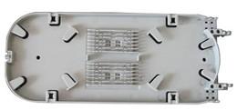 China Grey Color Lightweight Corning Fiber Tray 12 / 24 Fibers Compact Design factory