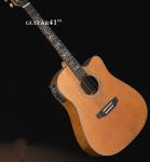 41inch Good quality Korean Pine solidwood acoustic guitar matt color wholesale