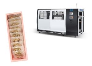 China 380 V / 50 Hz Food Box Packaging Machine , Food Box Making Machine factory