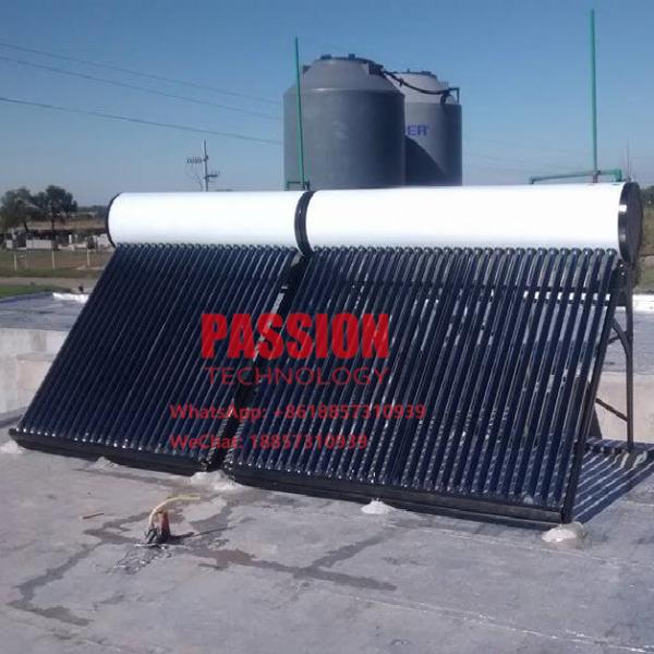 300L White Tank Solar Water Heater 200L Non Pressure Solar Geyser Vacuum Tube