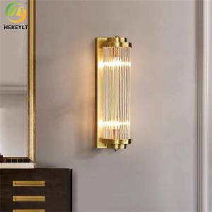 China E14 Metal Crystal LED Modern Wall Light Luxury For Residential factory