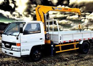 China Light Raise And Down XCMG Truck loader crane With 2.1 Ton, 20 L/min factory