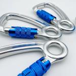 Heavy Industry Aluminum Carabiner 30KN Auto Mountain Climbing Swivel Clip Snap