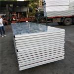 EPS sandwich wall panel 1150-50-0.426mm sandstone steel sheet up and wood grain