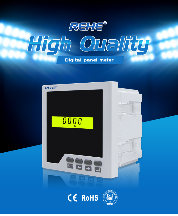 Multimeters 96*96mm Single Phase Multi- function Power Meter With RS485/ MODBUS-RTU Protocol