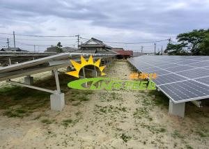 China 12um Adjustable Ground Mount Solar Rack Aluminum &amp; Stainless factory