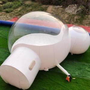 China Inflatable PVC Tarpaulin Clear Bubble Camping Tent Flame Retardant Inflatable Party Tent factory