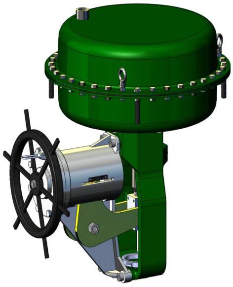 China Multiple Linear Valve Actuator / Spring Diagram Valve Actuator Supplied By Rubber factory