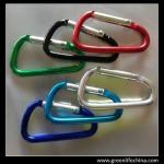 Promotional gifts aluminium D-shaped camping carabiner different colors
