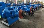 Open Pit Vertical Submersible Slurry Pump High Chrome A49 Blue Color RAL5015