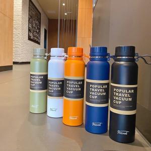 China 1100ML Thermos Stainless Steel Insulation Pot Portable Travel Kettle Tea Vacuum Bottle Outdoor Sports Vacuum Flask Hot Water Cup factory