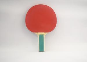 China High Grade Table Tennis Rackets 1.5MM Sponge Green Penhold Style Color Dyed Handle factory