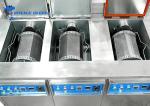 High Frequency Ultrasonic Cleaner 3 Soak Tanks for Industrial Metal Belt 20-95C