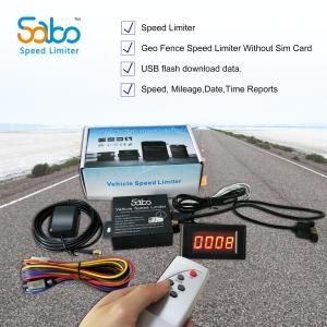 China 2km/h Programmable Black No Sim Card Vehicle Speed Limiter factory