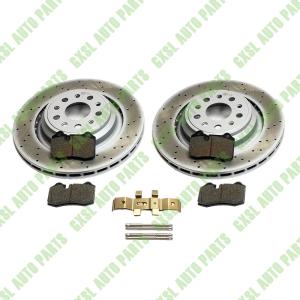 China For Maserati Ghibli SQ4 Quattroporte AWD Rear Brake Pads &amp; Rotors OEM 673012377 670031597 factory