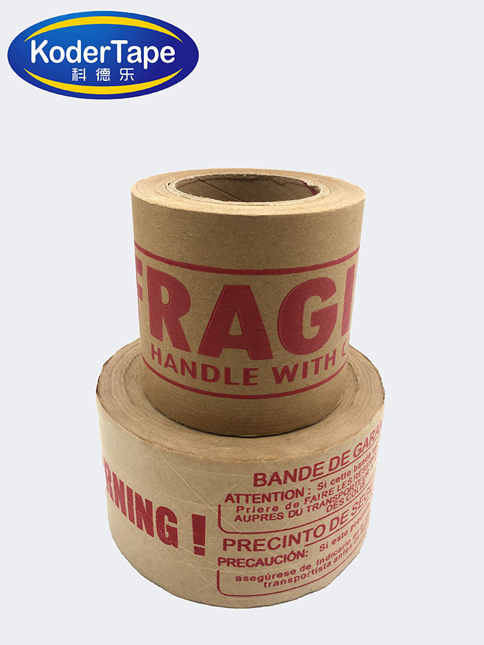 Offer Printing Fragial Heat Resistant 1500m Kraft Paper Sealing Tape
