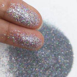 Targeting Buyers Holographic Silver Hologram Laser Glitter Powder in Various