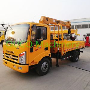 6t Straight Boom 12m Telescopic Lorry Mounted Crane