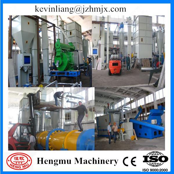 High performance hot selling complete wood pellet production line with CE