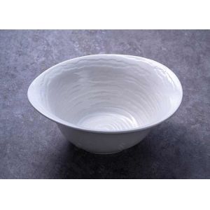 Porcelain Irregular Starter Deep White Soup Bowls 10'' 12''