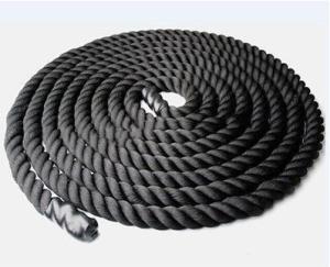 China 38mm Diameter Crossfit Essential Equipment Battle Rope Polyester Material factory