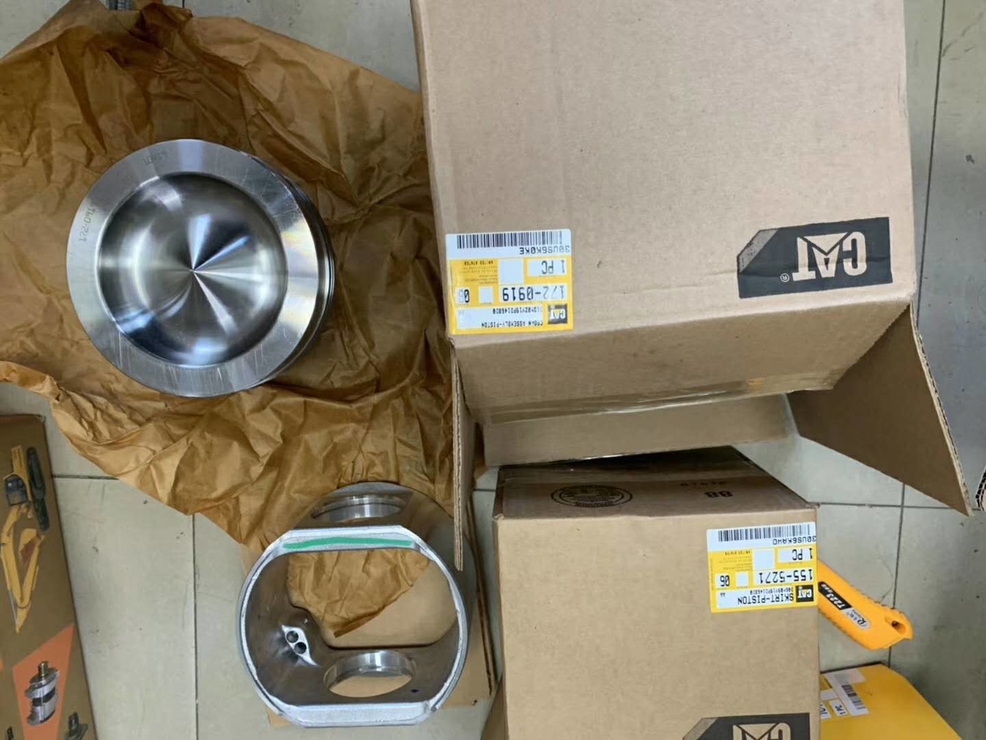 PC9 G3412 DFS121 953D Cat Engine Cylinder Liner Kit 293-6171 Piston