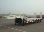 80ton low-bed trailer price China semi trailer factory low loader semi trailer
