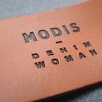 Corrosion Resistant OEKO Perforating Leather Clothing Labels