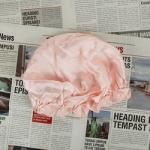 Long Jumbo 100 Mulberry Silk Bonnet 43cm Size For Women Sleep
