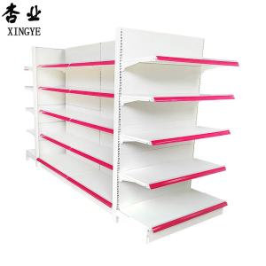 China Hot-Sale In This Month Double Side Gondola Supermarket Shelf Cold Rolled Steel factory