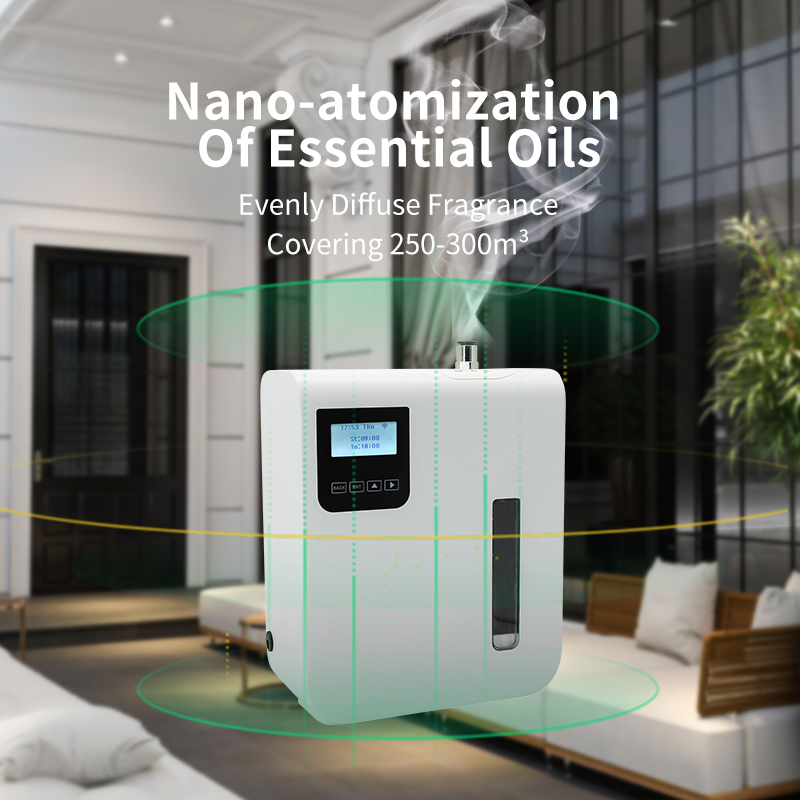Cold Atomization Pure Essential Oil Aromatherapy Machine Smart WIFI Control Wall-mounted Home Commercial Aromatherapy Machine